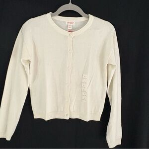 Cat & Jack kids Cream Cardigan Sweater